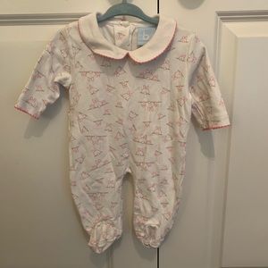 BELLA BLISS Footed Romper, 6 months